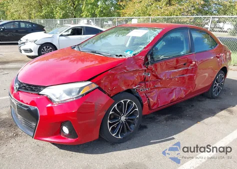 2014 Toyota Corolla S Plus z USA, uszkodzony, nr VIN 2T1BURHE4EC067909